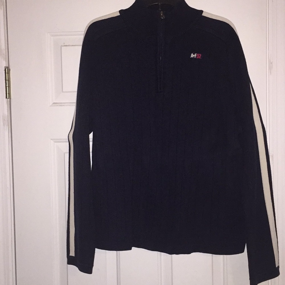 Abercrombie & Fitch 1/4 Zip Sweater- XL